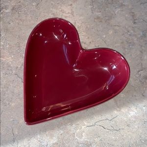Pampered Chef Simple Additions heart shaped dish